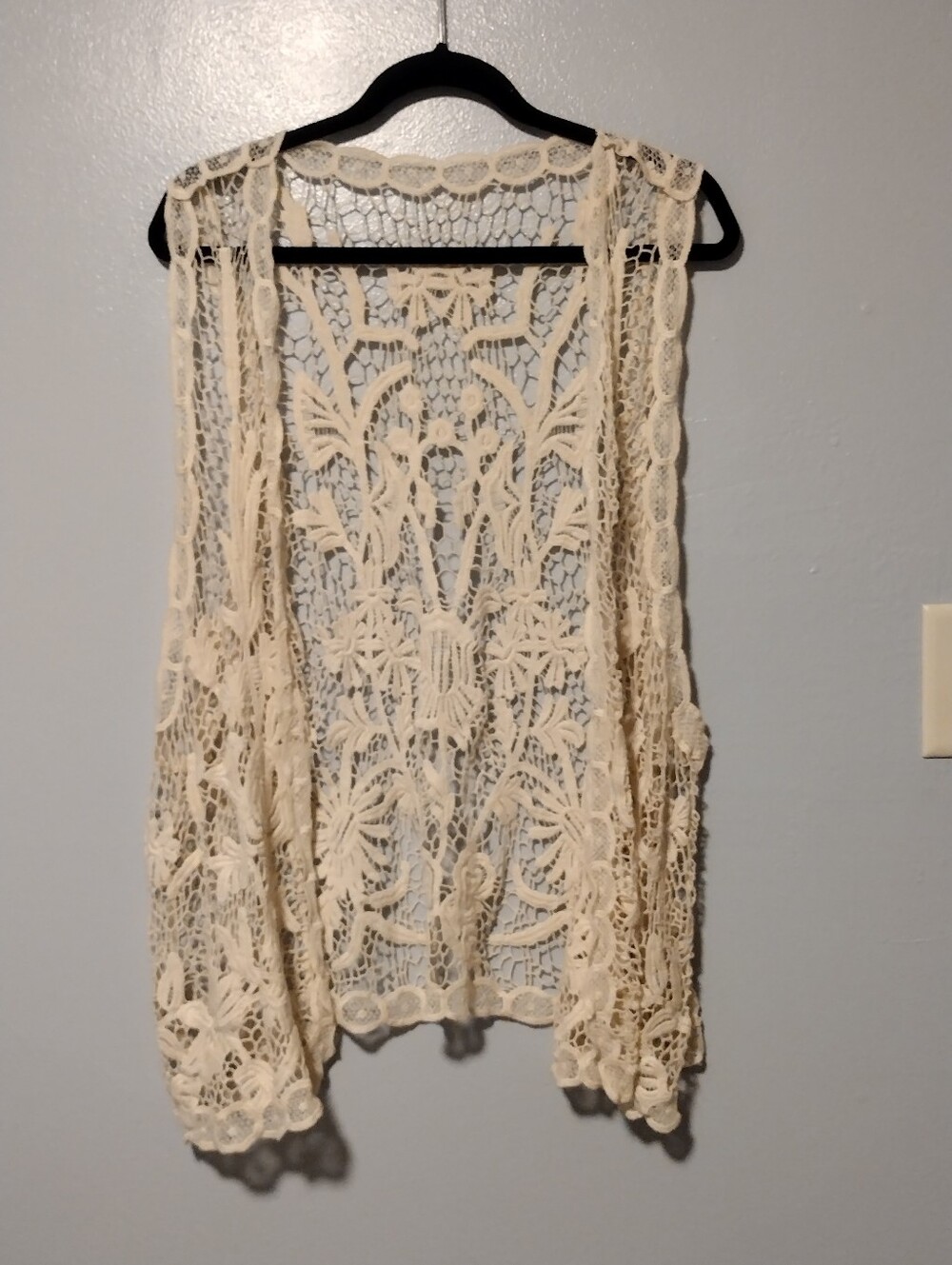 Crochet Lace Vest
